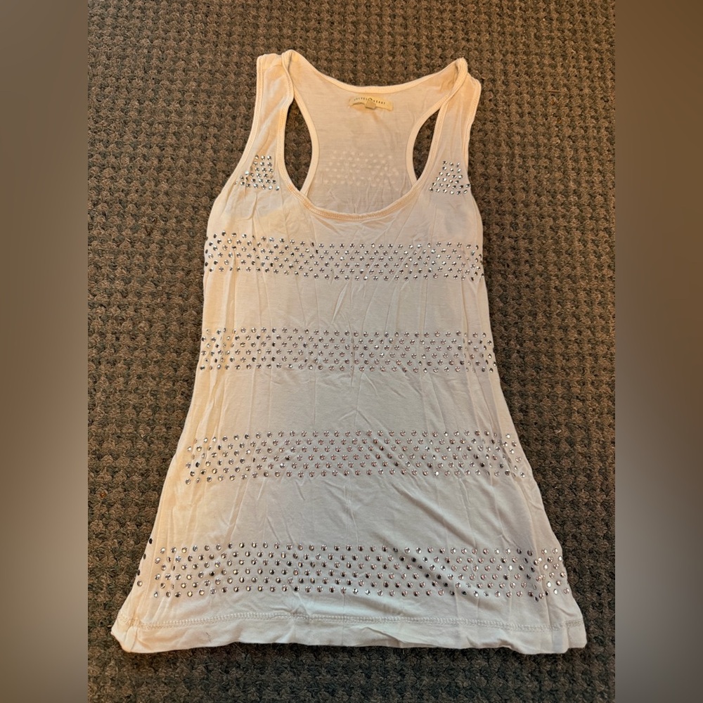 Velvet Heart Studded Tank Top